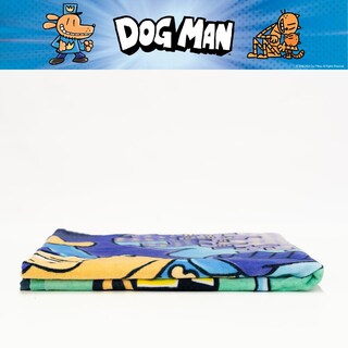 Foto 6 | Foto 6 | Toalla Franco Dog Man Supa Cop & Petey Book Kids 148 X 71 Cm - Venta Internacional.