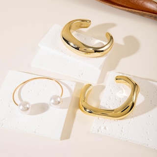 Foto 3 | Foto 3 | Pulsera Yanchun Brazalete De Oro Grueso Que No Se Deslustra - Venta Internacional.