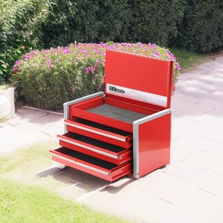 Foto 5 | Foto 5 | Caja De Herramientas P.i.t. Mini Roja Portátil De Acero Con 3 Cajones Apilable - Venta Internacional.