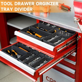 Foto 3 | Foto 3 | Bandeja Organizadora Para Cajas De Herramientas Flyvole Para Baúl De Herramientas Rodante (60 Unidades) - Venta Internacional.
