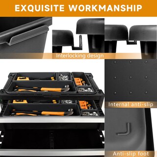 Foto 5 | Foto 5 | Bandeja Organizadora Para Cajas De Herramientas Flyvole Para Baúl De Herramientas Rodante (60 Unidades) - Venta Internacional.