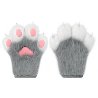 Foto 1 | Foto 1 | Guantes De Piel Sintética De Felpa Con Forma De Uña De Gato Hbbhml Talla Única - Venta Internacional.