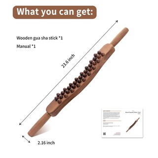 Foto 7 | Foto 7 | Masajeador Guasha Wood Stick Tools Terapia De Madera Raspador - Venta Internacional.