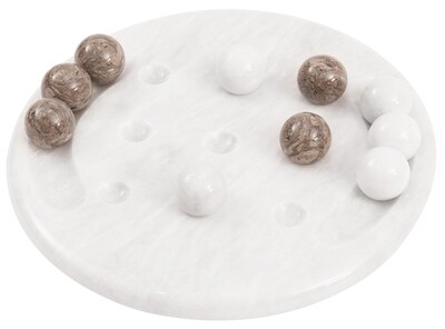 Foto 1 | Foto 1 | Juego Tic Tac Toe Radical Marble White & Oceanic 25 Cm - Venta Internacional.