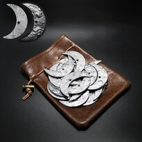 Fantasy Coins Byhoo Harbor Moon Con Funda De Piel Dnd Rpg Games - Venta Internacional.