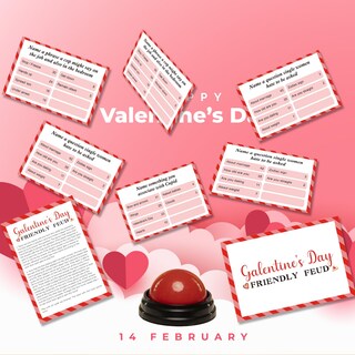 Foto 5 | Foto 5 | Set De Juego Beufse Galentine's Day Friendly Feud Para Adultos - Venta Internacional.