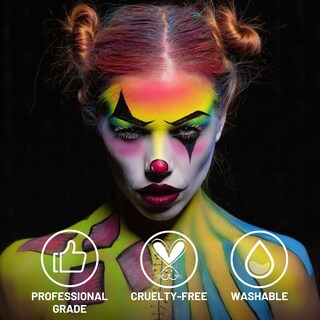 Foto 4 | Foto 4 | Paleta De Pintura Facial Y Corporal Con 10 Pinceles Bobisuka 15 Colores - Venta Internacional.