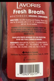 Foto 4 | Foto 4 | Enjuague Bucal Lavoris Original Cinnamon  444 Ml (paquete De 2) - Venta Internacional.