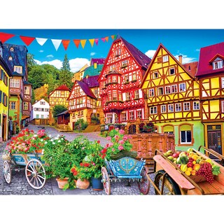 Foto 1 | Foto 1 | Puzzle Kodak Premium Colorful European Town 1000 Piezas - Venta Internacional.
