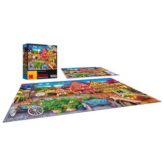 Foto 3 | Foto 3 | Puzzle Kodak Premium Colorful European Town 1000 Piezas - Venta Internacional.
