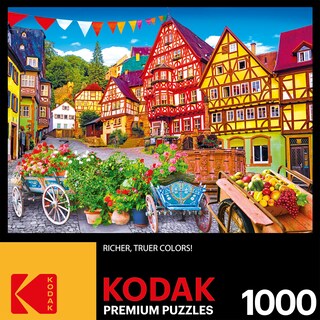 Foto 4 | Foto 4 | Puzzle Kodak Premium Colorful European Town 1000 Piezas - Venta Internacional.
