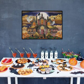 Foto 7 | Foto 7 | Puzzle Halloween Ghost Castle 500 Piezas Motiloo 51x36 Cm - Venta Internacional.