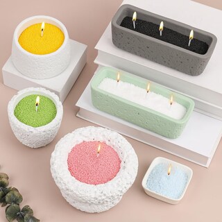 Foto 4 | Foto 4 | Kit Para Hacer Velas De Cera De Arena Blingfun 500 G 20 Mechas 5 Colores - Venta Internacional.