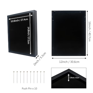 Foto 4 | Foto 4 | Marco Shadow Box Graduation Mall De Madera 12 X 16 Cm Con Alfileres - Venta Internacional.