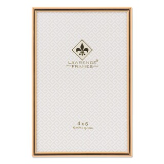 Foto 1 | Foto 1 | Marco De Fotos Lawrence Frames Simply Gold Metal 4x6 - Venta Internacional.