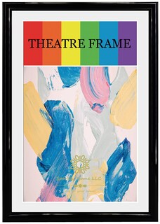 Foto 4 | Foto 4 | Theatre Frame Sparklyhome Negro Con Tapete Blanco 8 Paquetes - Venta Internacional.