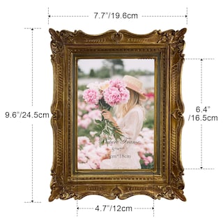 Foto 2 | Foto 2 | Marco De Fotos Pharege Vintage Bronze De 19 6 X 24 5 Cm Para 5 X 7 Pulgadas - Venta Internacional.