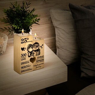 Foto 4 | Foto 4 | Regalos De Boda Del 25 Aniversario Para Decoración De Pareja - Venta Internacional.