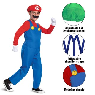 Foto 7 | Foto 7 | Set De Disfraces Ratote Mary Y Luigi Halloween Para Adulto - Venta Internacional.