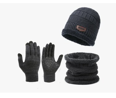 Foto 1 | Foto 1 | 3 En 1 Gorro Bufanda Guantes Cuello Unisex Invierno Frío