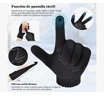 Foto 4 | Foto 4 | 3 En 1 Gorro Bufanda Guantes Cuello Unisex Invierno Frío