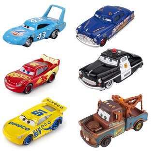 Foto 1 | Foto 1 | Set De Coche De Juguete Iridety Mater The King Sheriff Diecast 6 Piezas - Venta Internacional.