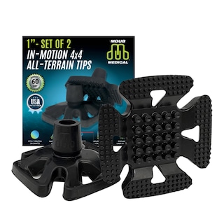 Foto 1 | Foto 1 | Punta Para Bastón O Muleta Mdub Medical All Terrain Paquete De 2 Color Negro - Venta Internacional.