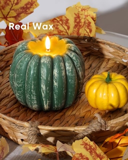 Foto 7 | Foto 7 | Vela De Calabaza De Cera Sin Llama Homemory Con Control Remoto Temporizador Y Atenuador - Venta Internacional.