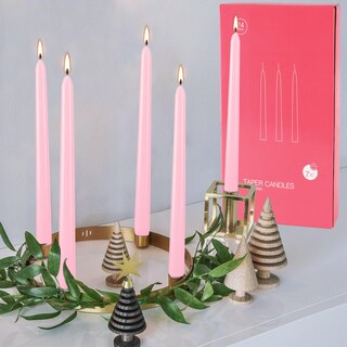 Foto 5 | Foto 5 | Velas Cónicas Wfmolcand Color Rosa 24 Unidades 25 Cm Sin Goteo 8 Horas De Combustión - Venta Internacional.