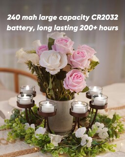 Foto 3 | Foto 3 | Velas De Té Led Candles Merrynights Paquete De 100 Unidades Funcionan Con Pilas - Venta Internacional.