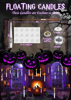 Foto 2 | Foto 2 | Velas Led Flotantes Dreacompy Paquete De 20 Con Varita Mágica - Venta Internacional.