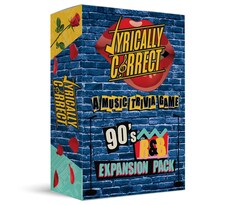 Juego De Cartas Expansion Pack Music Trivia Lyrically Correct De Los 90 - Venta Internacional.