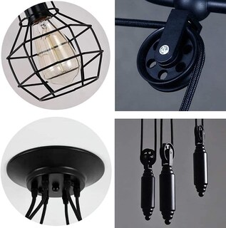 Foto 4 | Foto 4 | Lámpara Colgante Lovefindahome Industrial 5 Heads Spider - Venta Internacional.