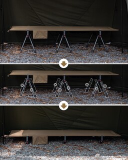 Foto 7 | Foto 7 | Cuna De Camping Onetigris Supranubis Altura Regulable 150 Kg - Venta Internacional.