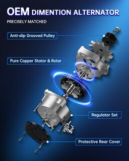 Foto 3 | Foto 3 | Alternador De Repuesto Marsflux Para Pt Cruiser 2004-2005 Neon 2003-2005 - Venta Internacional.
