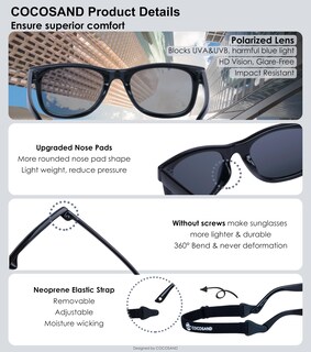 Foto 4 | Foto 4 | Gafas De Sol Para Bebés Cocosand Flexibles Polarizadas Uv 0-24 Meses - Venta Internacional.