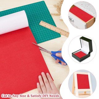 Foto 4 | Foto 4 | Lámina De Fieltro Benecreat Roja Autoadhesiva De 40 Cm X 2 M 1 Mm - Venta Internacional.