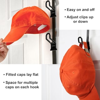 Foto 3 | Foto 3 | Organizador De Sombreros Perfect Curve Caprack Para Colocar Sobre La Puerta Negro - Venta Internacional.