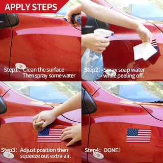 Foto 7 | Foto 7 | Calcomanías Para Coche De Anley Con La Bandera Estadounidense De Ee. Uu. 8 X 5 Cm (paquete De 3) - Venta Internacional.