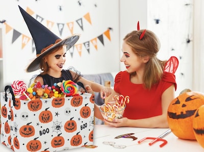 Foto 5 | Foto 5 | Cesta De Almacenamiento De Juguetes Ddbasket Halloween 38x26x25 Cm - Venta Internacional.