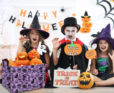 Foto 3 | Foto 3 | Cesta De Almacenamiento Ddbasket Witch Halloween 38x26x25 Cm - Venta Internacional.