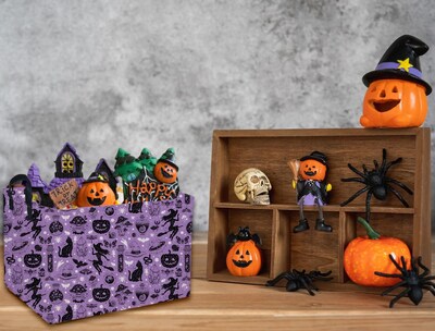 Foto 4 | Foto 4 | Cesta De Almacenamiento Ddbasket Witch Halloween 38x26x25 Cm - Venta Internacional.