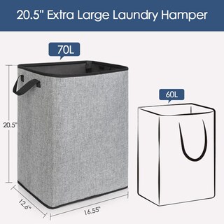 Foto 2 | Foto 2 | Cesto De Ropa Snigjat  Ligero  70 Litros  Para Dormitorio - Venta Internacional.
