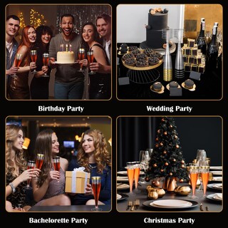 Foto 5 | Foto 5 | Copas De Champán Jingmore De Plástico 130 Ml 12 Unidades Transparentes - Venta Internacional.