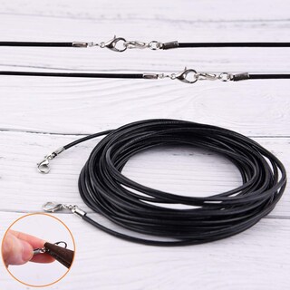 Foto 4 | Foto 4 | Cordón De Piel Auténtico Wxj13 De 10 M Y 2 Mm De Ancho Con Detalles De Joyería - Venta Internacional.