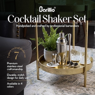 Foto 2 | Foto 2 | Bartender Kit Barillio Mixology De 8 Piezas Con Set De Coctelera - Venta Internacional.