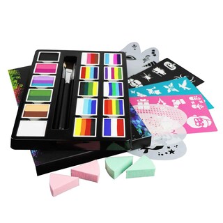Foto 3 | Foto 3 | Kit De Pintura Facial Bvendano Professional Con Plantillas Rainbow De 160 Ml - Venta Internacional.