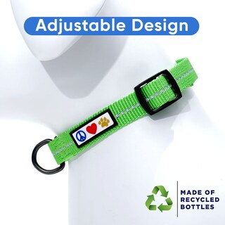 Foto 5 | Foto 5 | Collar Para Perro Pawtitas Reciclado Con Costuras Reflectantes En Verde Tierra - Venta Internacional.