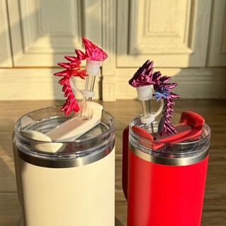 Foto 4 | Foto 4 | Tapa De Pajita Mitchenify Dragon Silicone Stanley 30 Y 40 Oz - Venta Internacional.