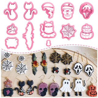 Foto 1 | Foto 1 | Cortadores De Arcilla Polimérica Keoker Halloween 12 Formas Para Joyería - Venta Internacional.